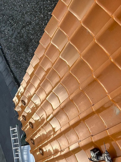 甲府市　瓦屋根工事